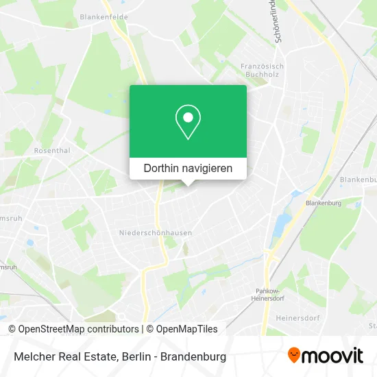 Melcher Real Estate Karte