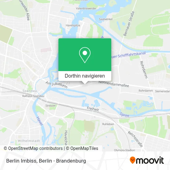 Berlin Imbiss Karte