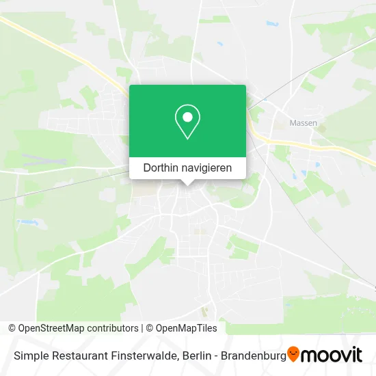 Simple Restaurant Finsterwalde Karte