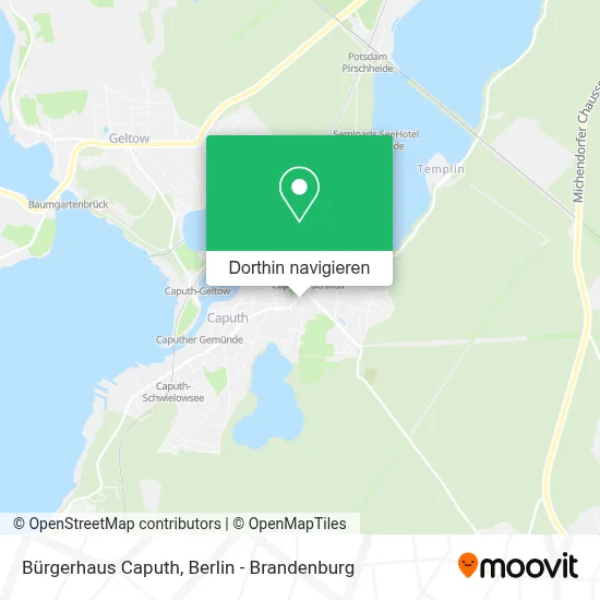 Bürgerhaus Caputh Karte