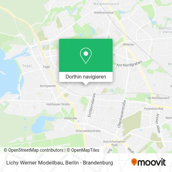 Lichy Werner Modellbau Karte