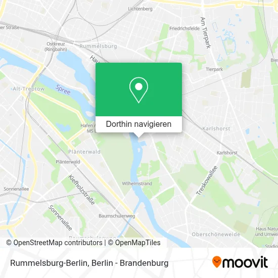 Rummelsburg-Berlin Karte