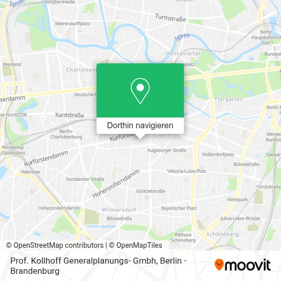 Prof. Kollhoff Generalplanungs- Gmbh Karte