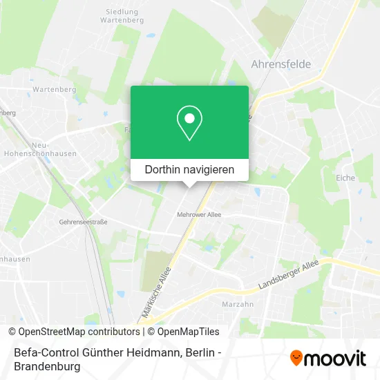 Befa-Control Günther Heidmann Karte