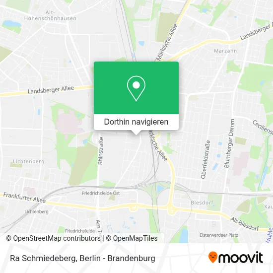 Ra Schmiedeberg Karte