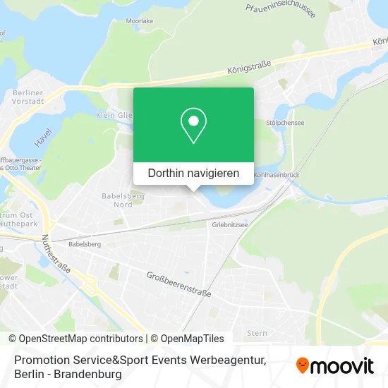 Promotion Service&Sport Events Werbeagentur Karte