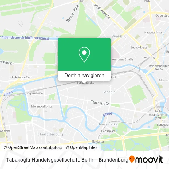 Tabakoglu Handelsgesellschaft Karte