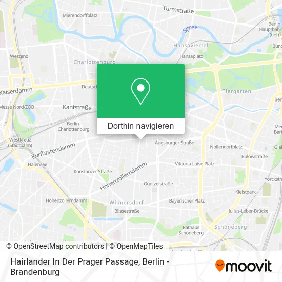 Hairlander In Der Prager Passage Karte