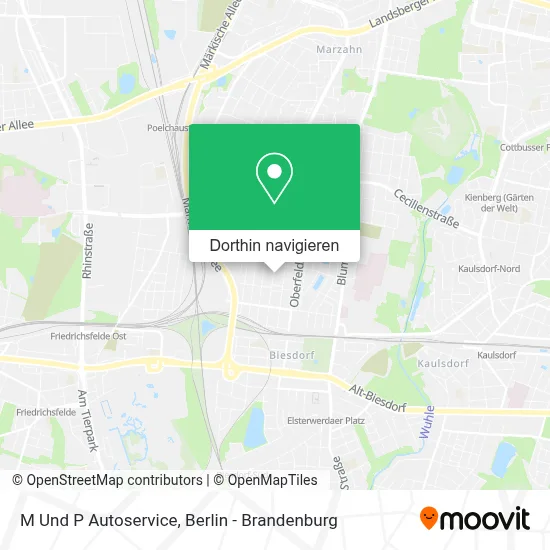 M Und P Autoservice Karte