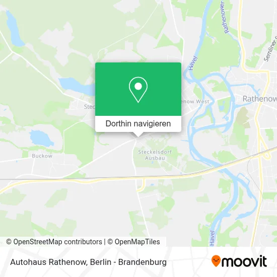 Autohaus Rathenow Karte