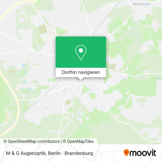 M & G Augenoptik Karte