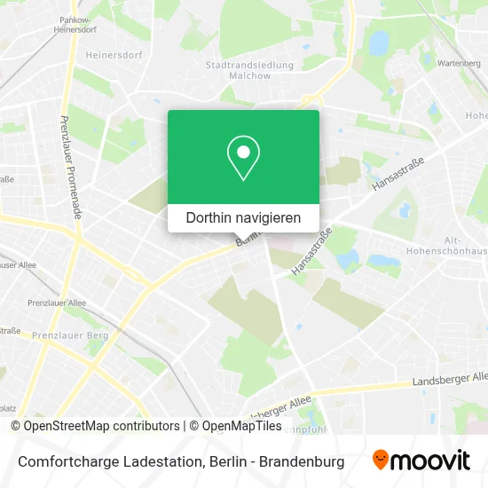 Comfortcharge Ladestation Karte