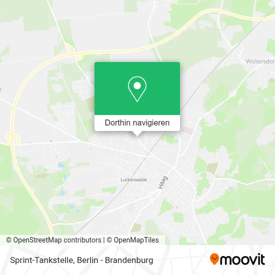 Sprint-Tankstelle Karte