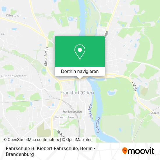 Fahrschule B. Kiebert Fahrschule Karte