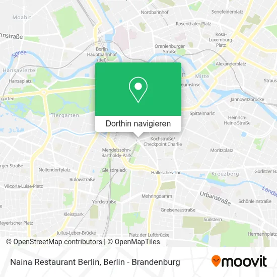 Naina Restaurant Berlin Karte