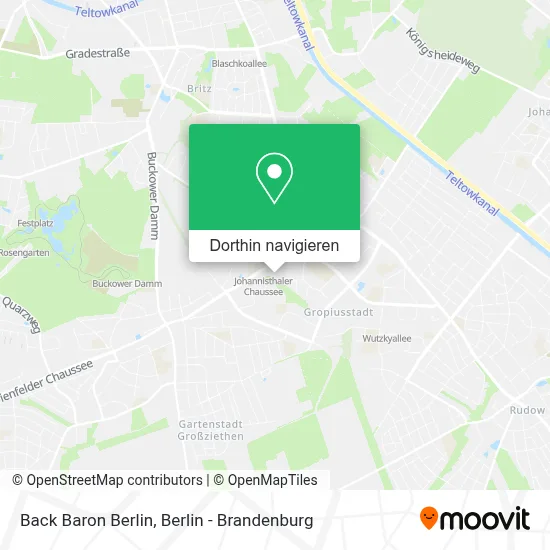 Back Baron Berlin Karte