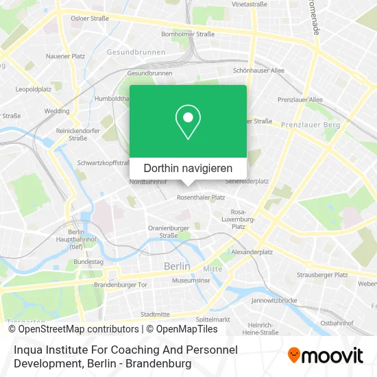 Inqua Institute For Coaching And Personnel Development Karte