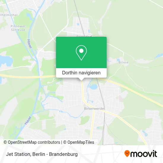 Jet Station Karte