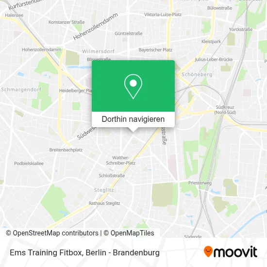 Ems Training Fitbox Karte