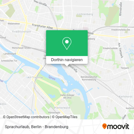 Sprachurlaub Karte