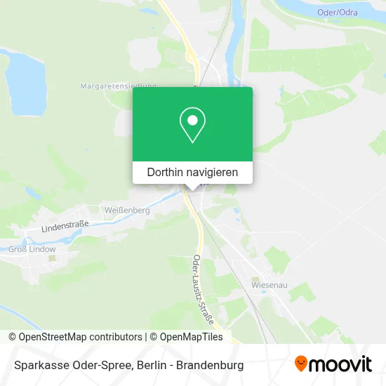 Sparkasse Oder-Spree Karte