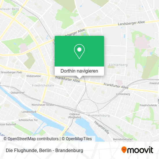 Die Flughunde Karte