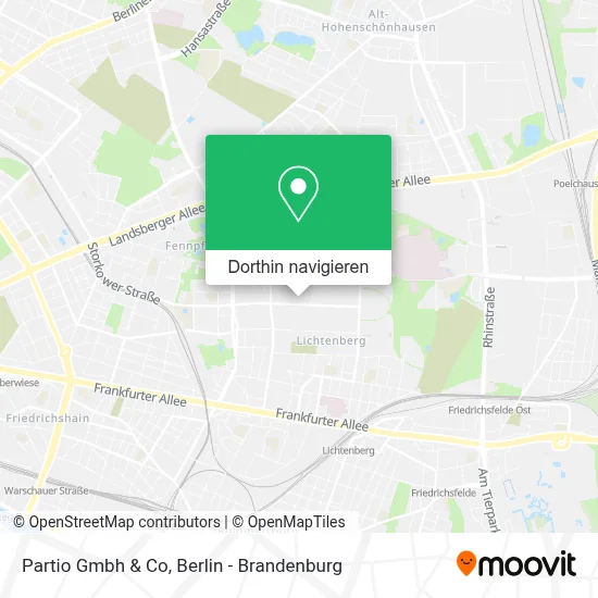 Partio Gmbh & Co Karte