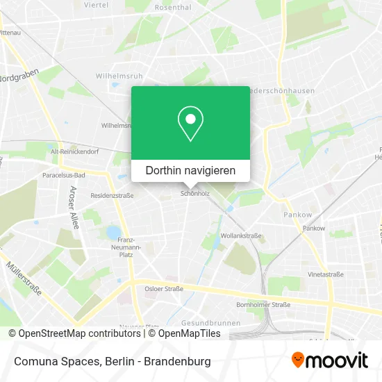Comuna Spaces Karte