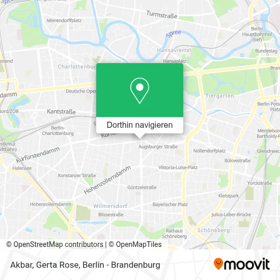 Akbar, Gerta Rose Karte