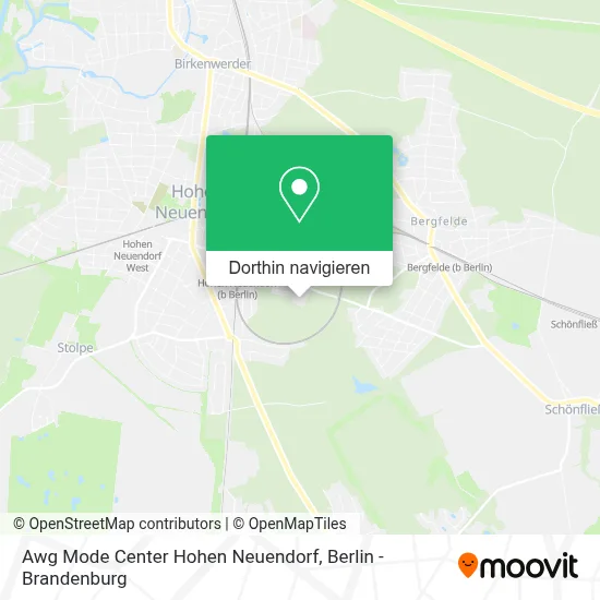 Awg Mode Center Hohen Neuendorf Karte