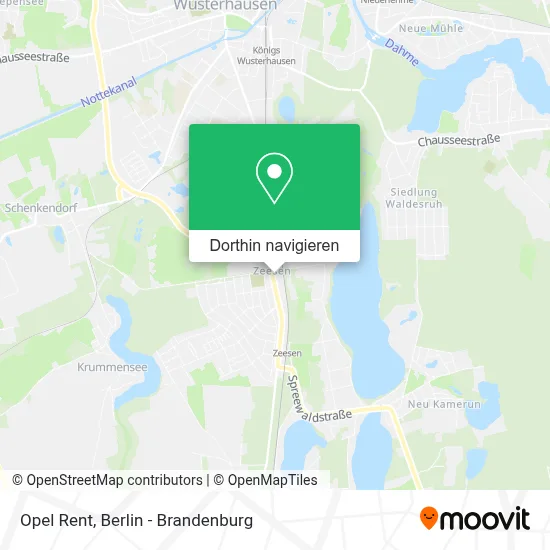 Opel Rent Karte