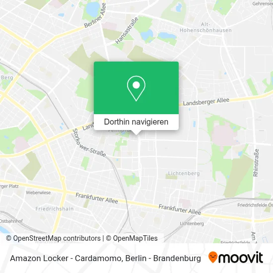 Amazon Locker - Cardamomo Karte