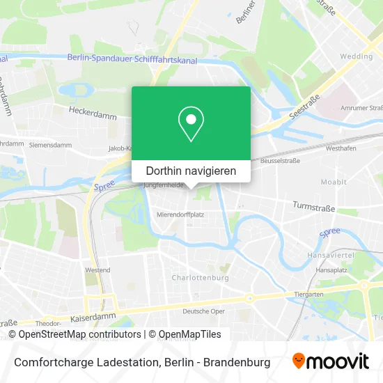 Comfortcharge Ladestation Karte