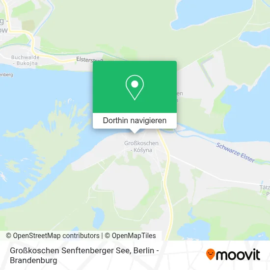 Großkoschen Senftenberger See Karte
