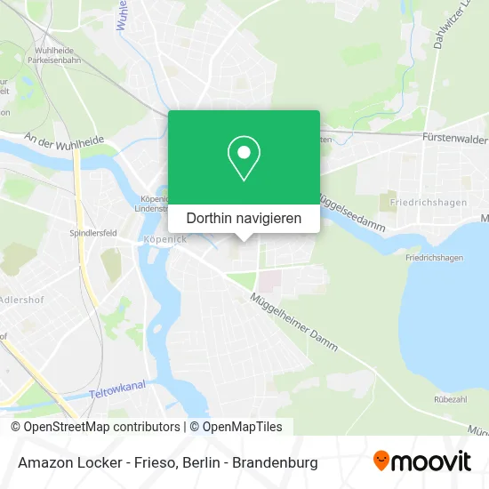 Amazon Locker - Frieso Karte
