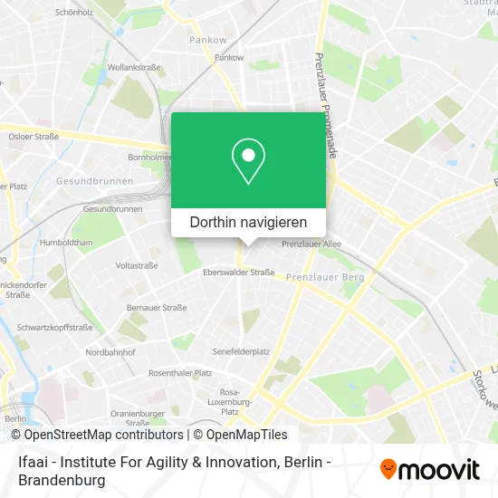 Ifaai - Institute For Agility & Innovation Karte