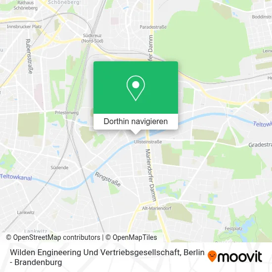 Wilden Engineering Und Vertriebsgesellschaft Karte