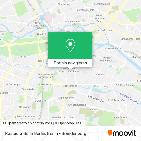 Restaurants In Berlin Karte