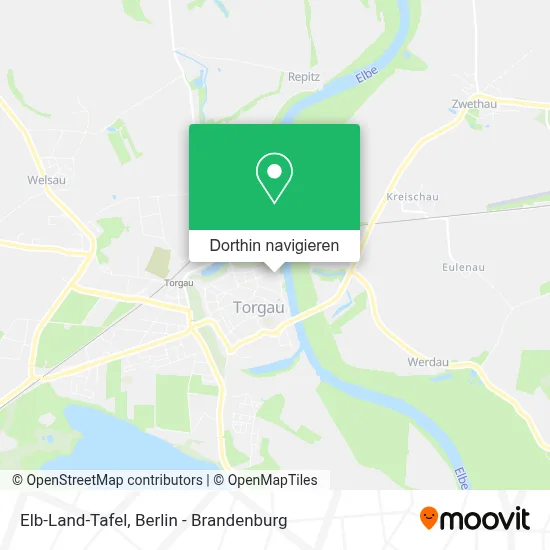 Elb-Land-Tafel Karte