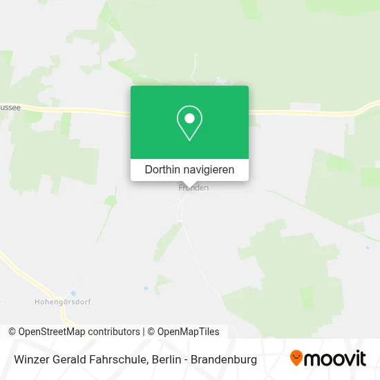 Winzer Gerald Fahrschule Karte