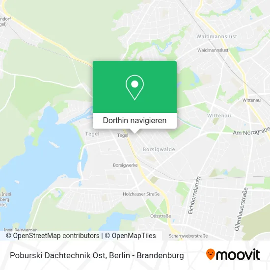 Poburski Dachtechnik Ost Karte