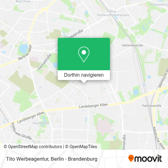 Tito Werbeagentur Karte