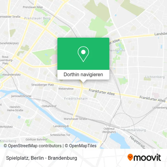Spielplatz Karte