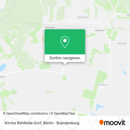 Kirche Rehfelde-Dorf Karte