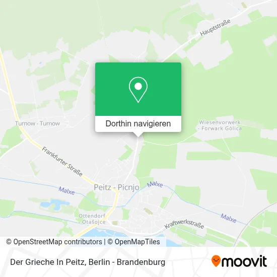 Der Grieche In Peitz Karte