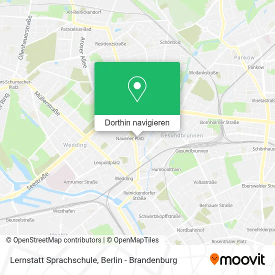 Lernstatt Sprachschule Karte