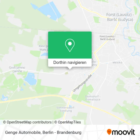 Genge Automobile Karte