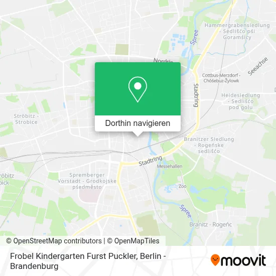 Frobel Kindergarten Furst Puckler Karte