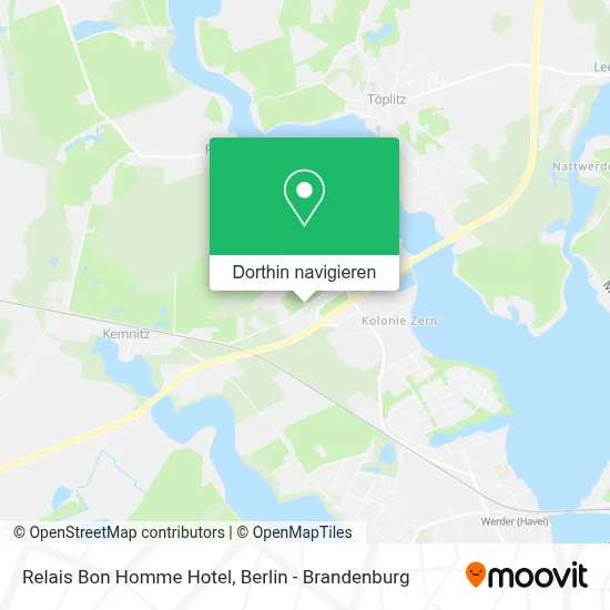 Relais Bon Homme Hotel Karte