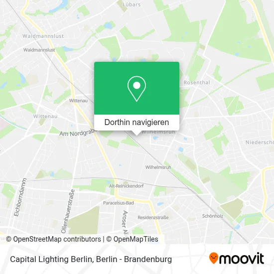 Capital Lighting Berlin Karte